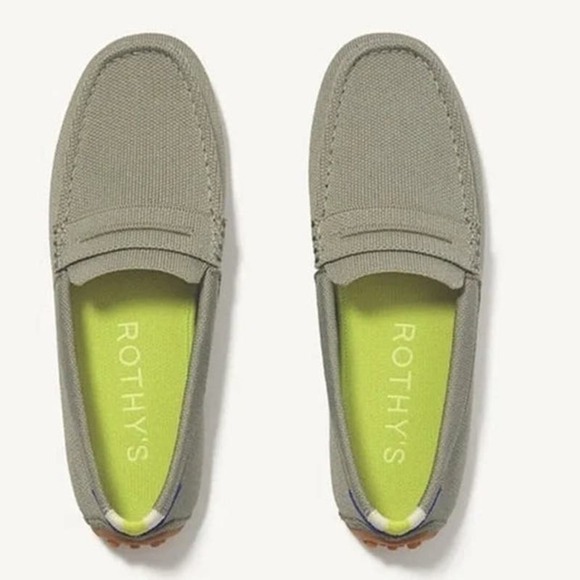 Rothy's The Driver Loafer Slip-On Retired Martini Olive Size W6.5 NWOB - Picture 2 of 10